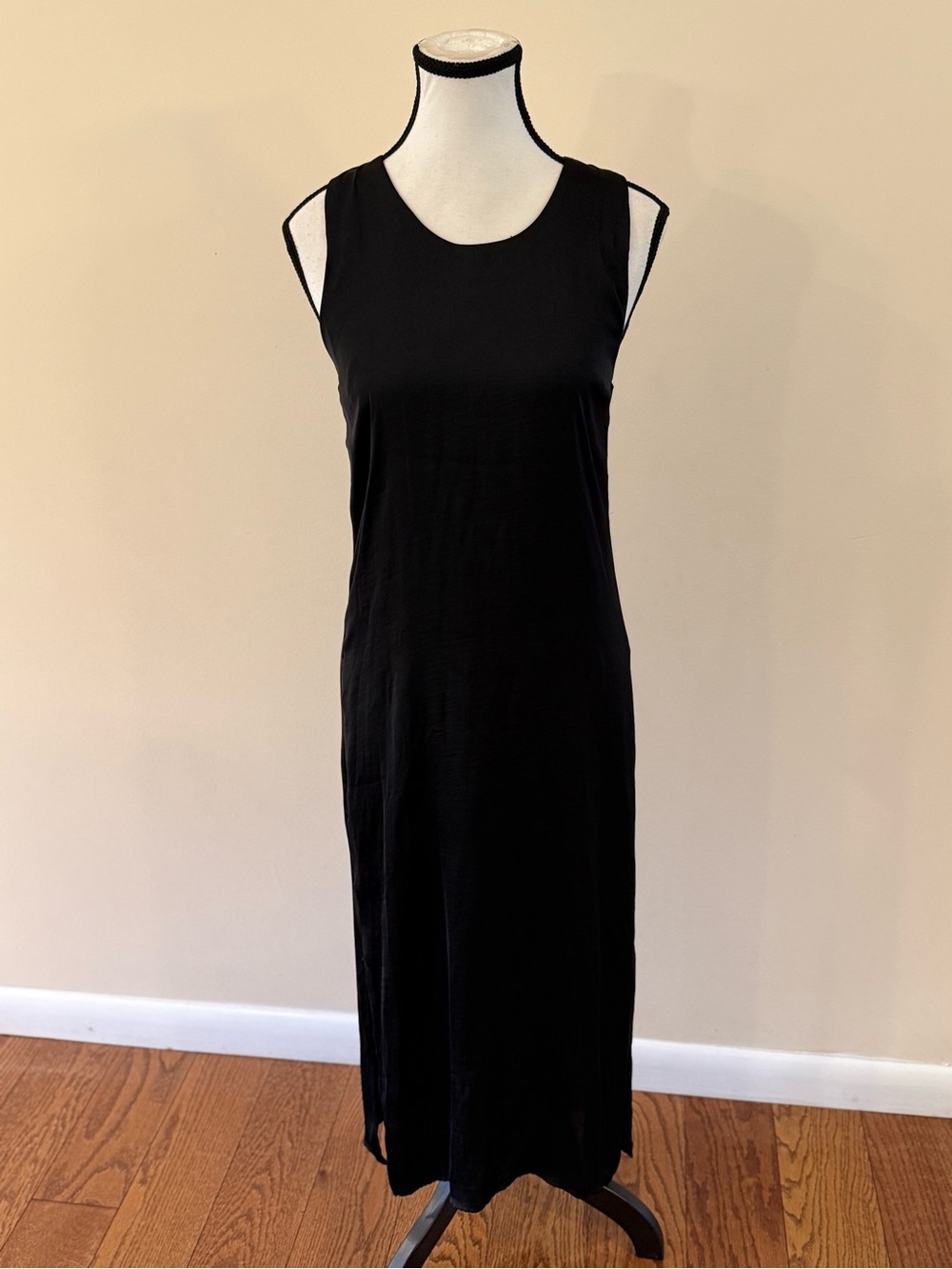 Philosophy Black Sleeveless Midi Dress size XS